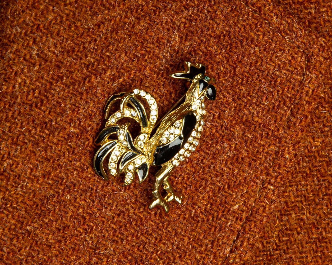 French Rooster Brooch