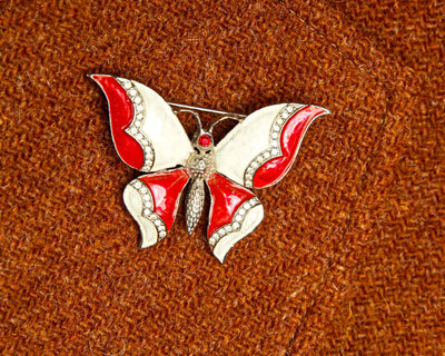 Butterfly brooch