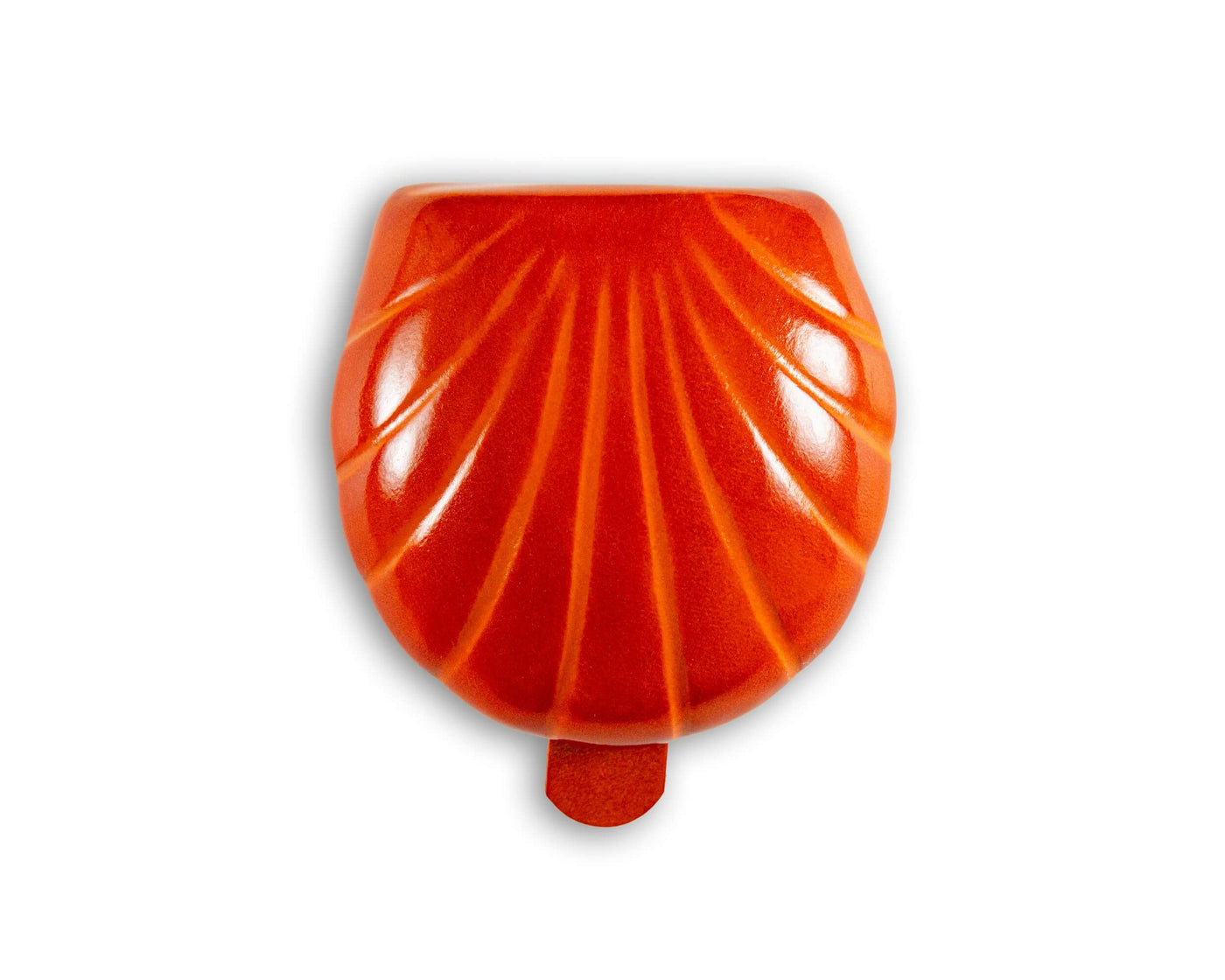 Coin purse shell shape arancione