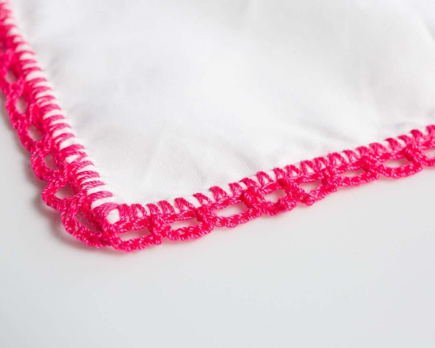 -Einstecktuch Crochet Pink - Herr von Welt - Calabrese 1924