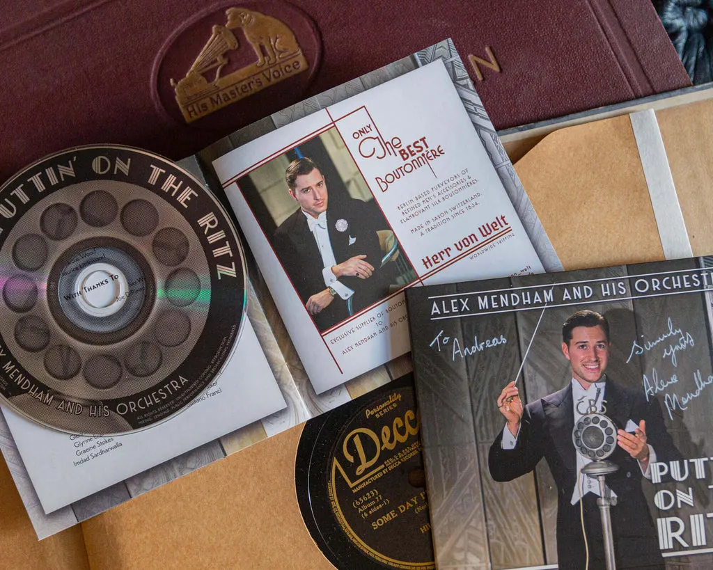 Alex Mendham CD Puttin' on the Ritz mit Boutonnière