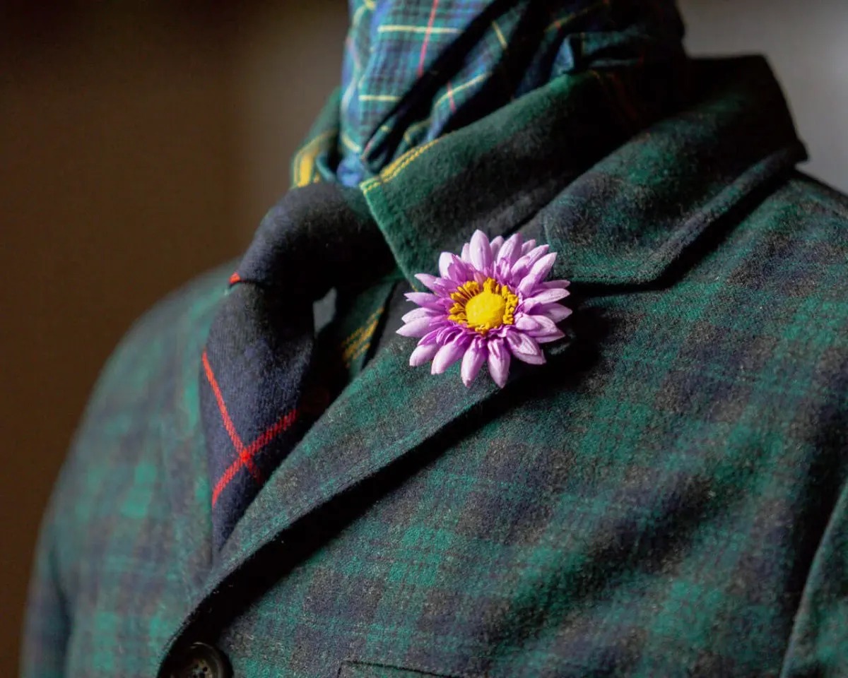 Buttonhole Aster Violett Large - view 4