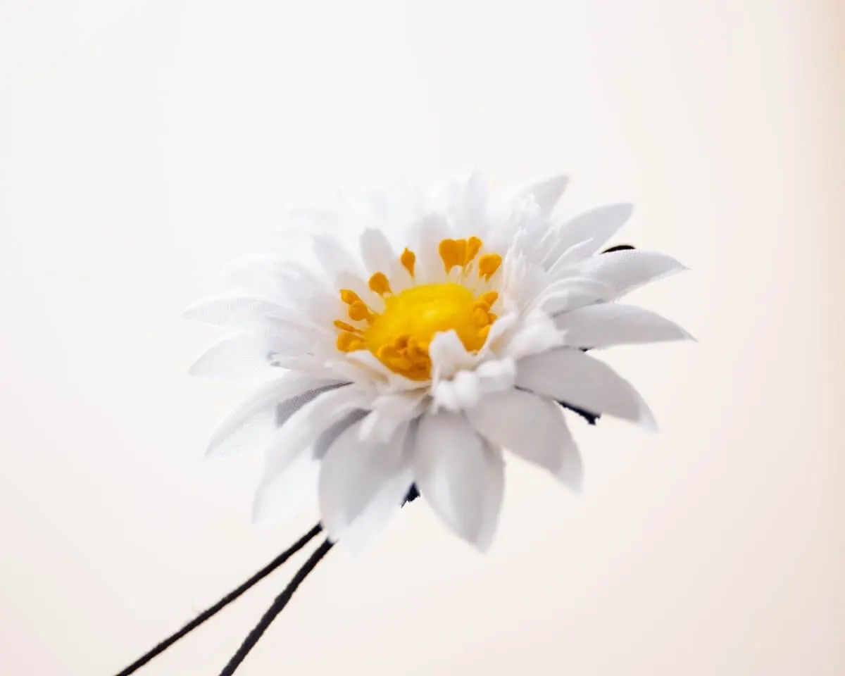 Boutonnière Aster White Large - view 2