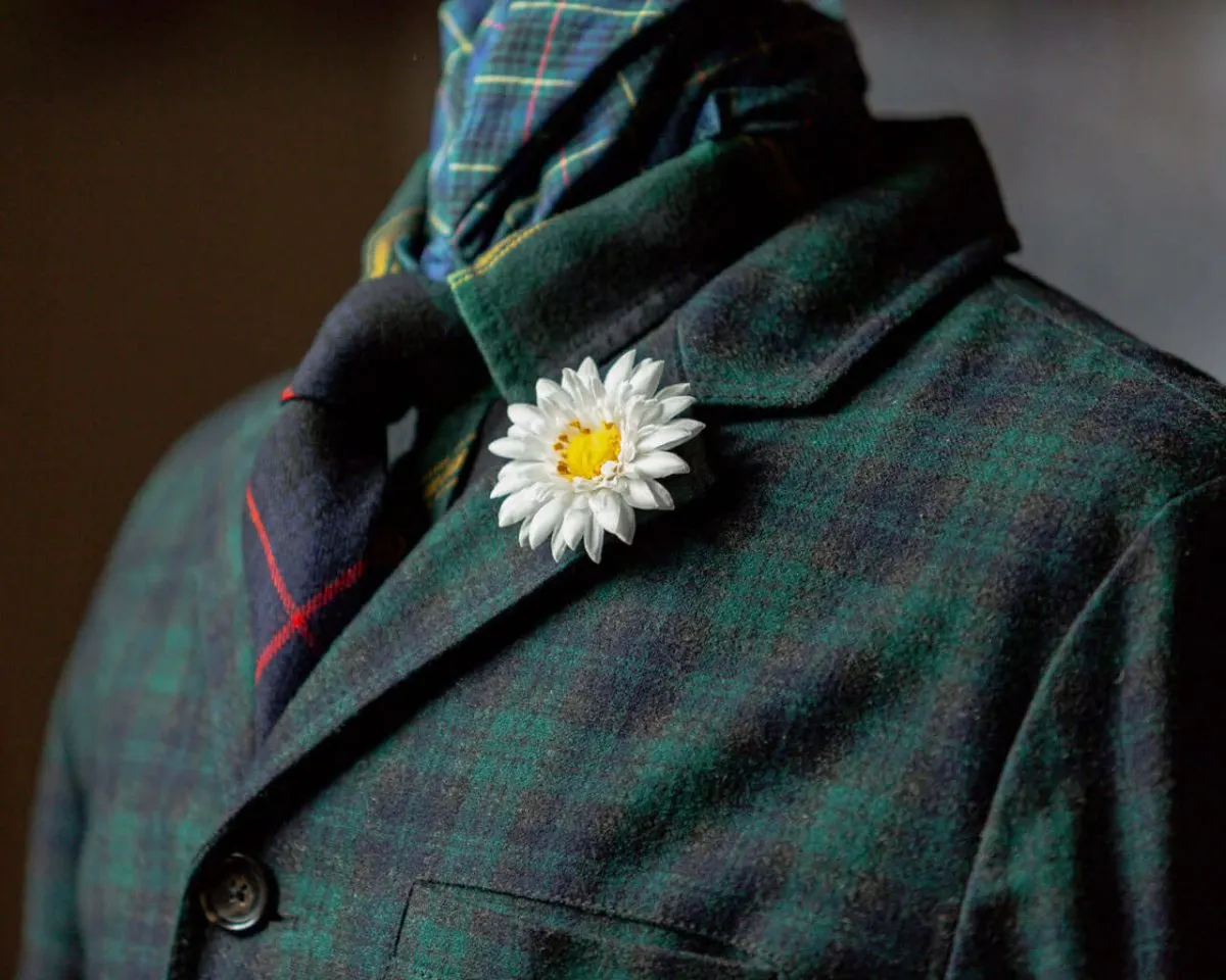Boutonnière Aster White Small - view 5