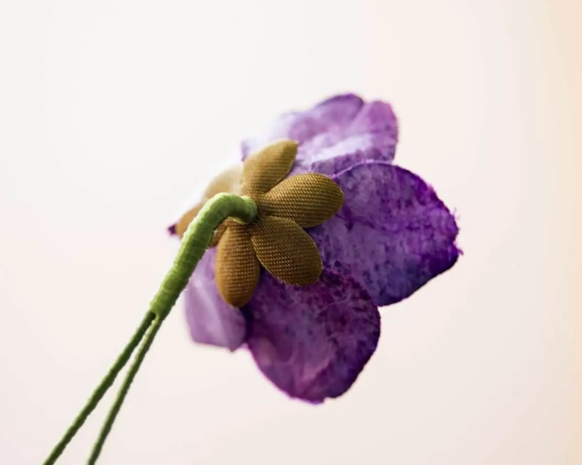 Boutonnière christmas rose violet (Helleborus niger) - view 3