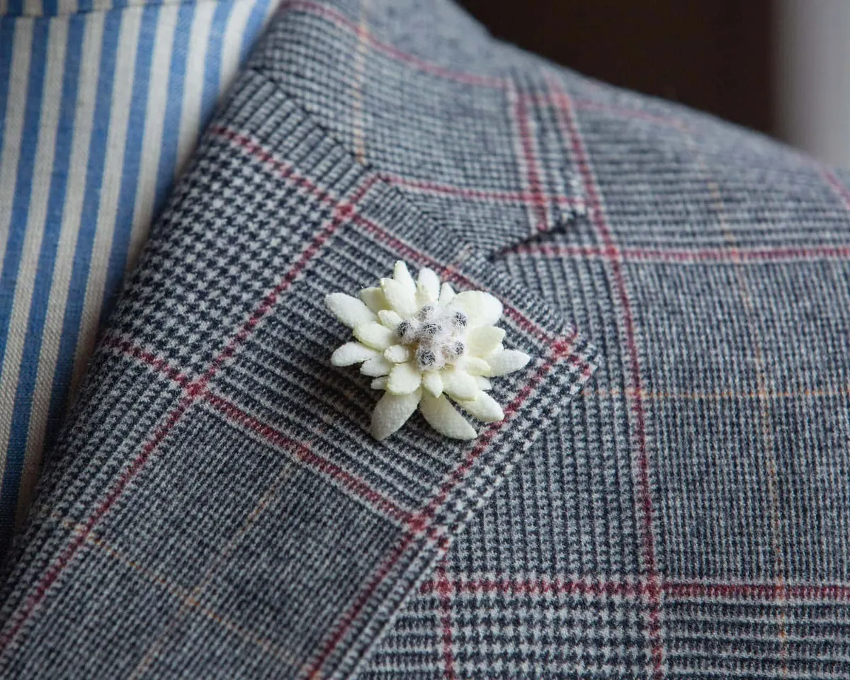 Boutonnière edelweiss (Leontopodium alpinum) - view 5