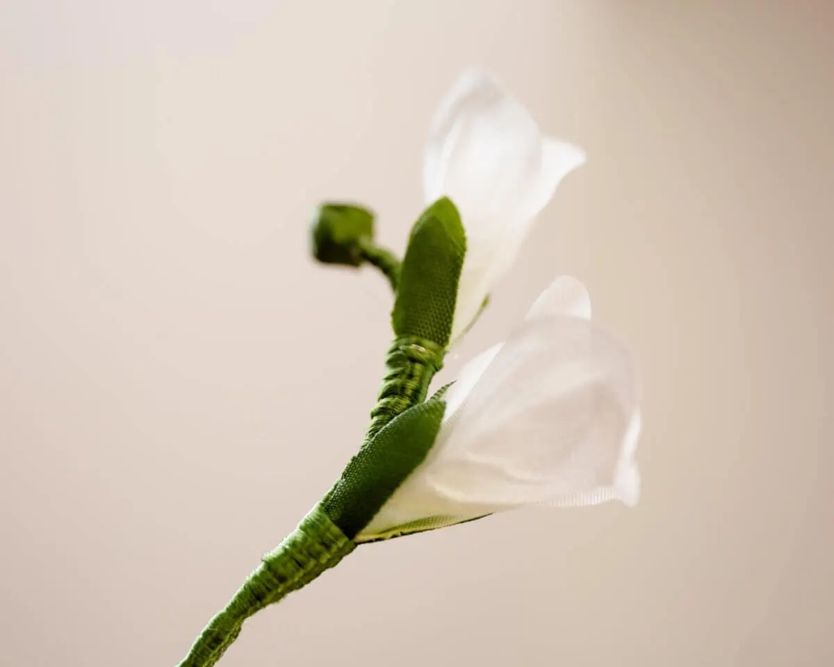 Boutonnière Freesia White (Freesia Alba) - view 3
