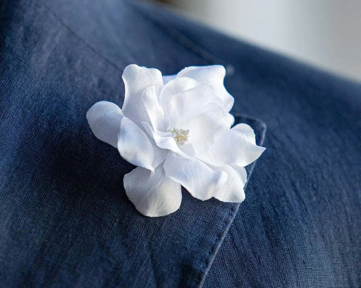 Boutonnière gardenia white (Gardenia jasminoides) - view 6