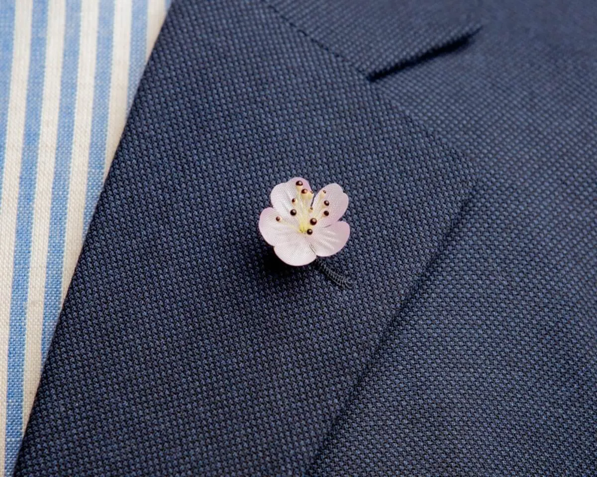 Boutonnière almond blossom mini (Prunus dulcis)