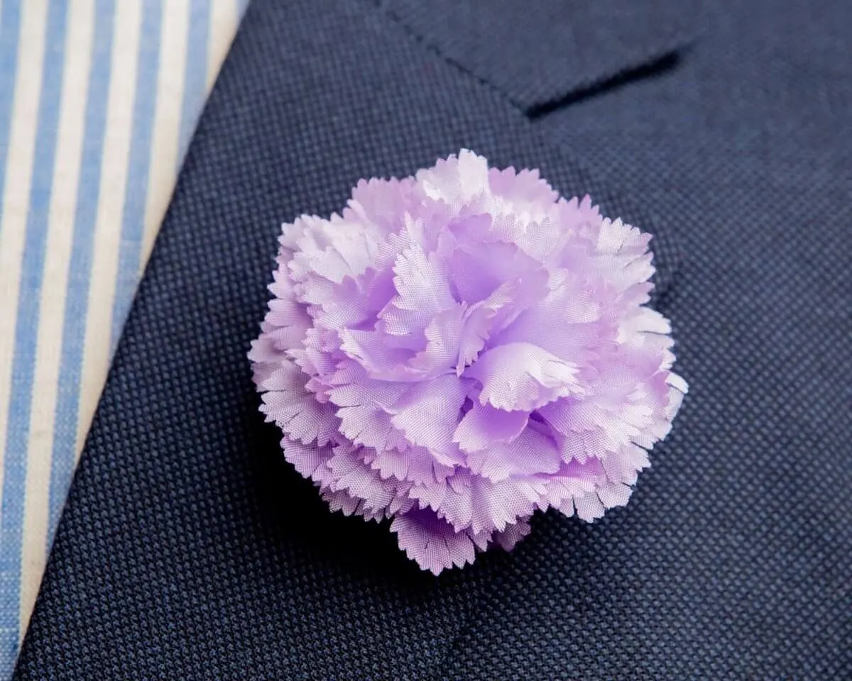 Boutonnière carnation violet b medium (Caryophyllaceae)