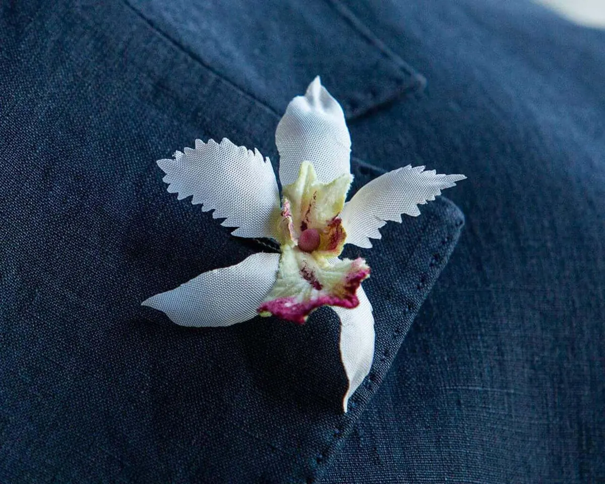 Boutonnière Orchidee (Odontoglossum) - view 4