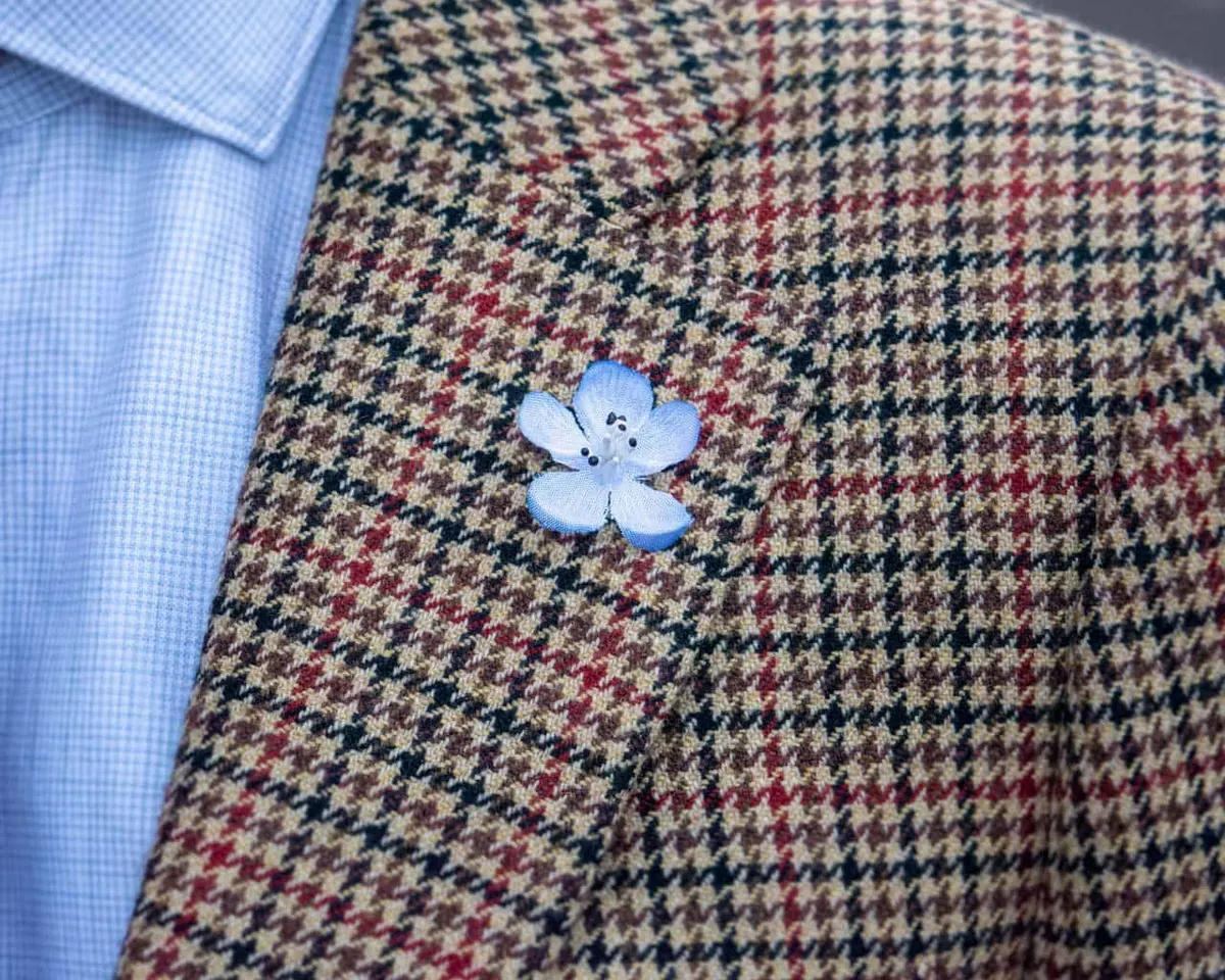 Boutonnière persian speedwell mini (Veronica persica) - view 4