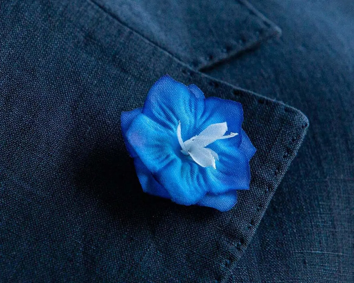 Boutonnière delphinium 'blue dwarf' (Delphinium grandiflorum) - view 6