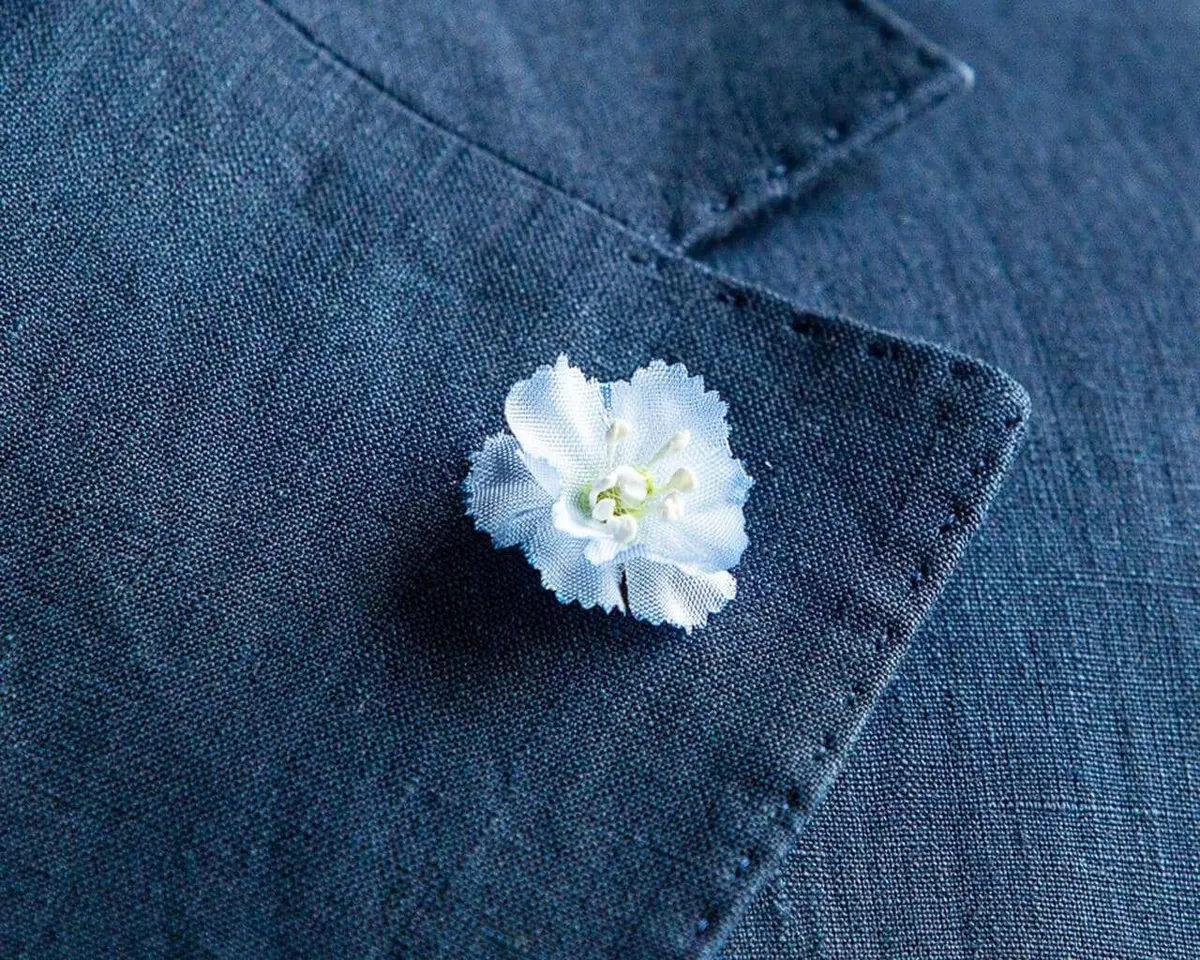 Boutonnière delphinium light blue mini (Delphinium) - view 7