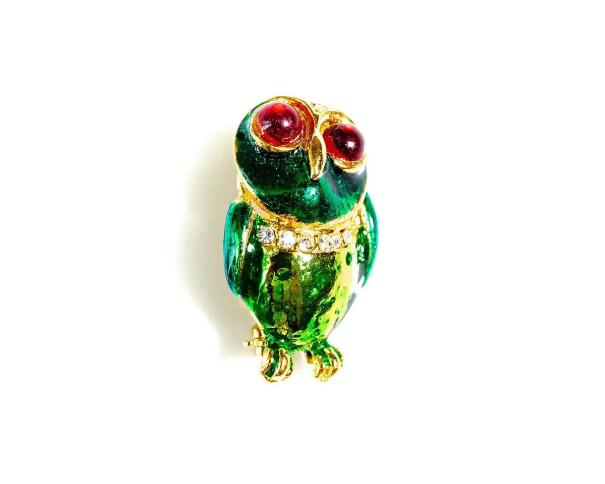 Brooch Owl a - view 3