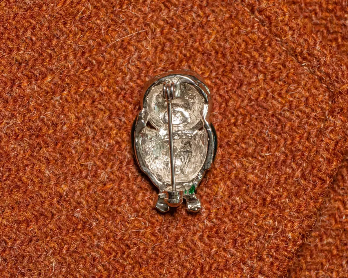 Brooch Owl a - view 4
