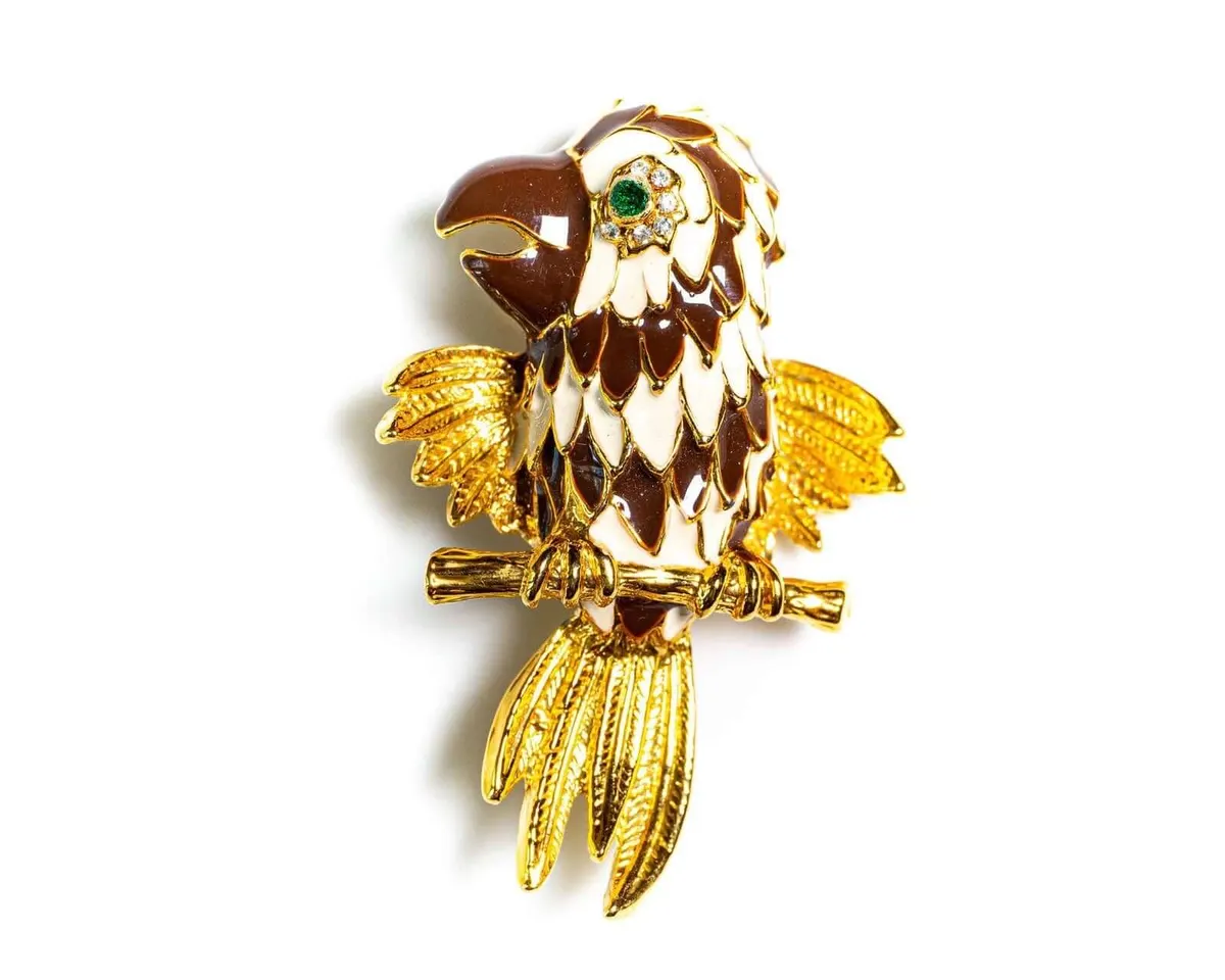 Brooch Parrot a - view 3