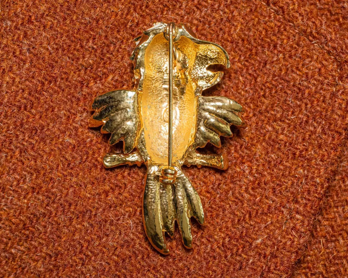 Brooch Parrot a - view 2