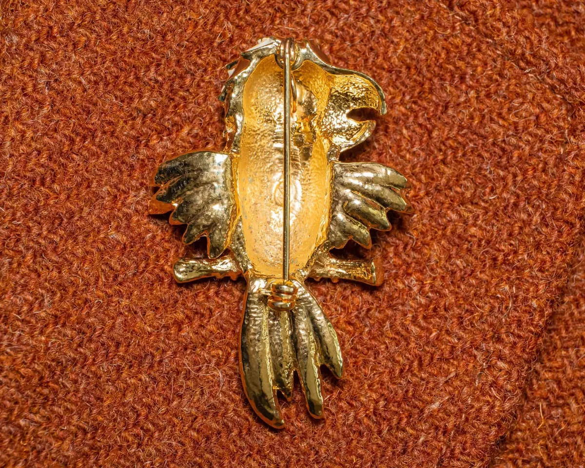 Brooch Parrot b - view 2