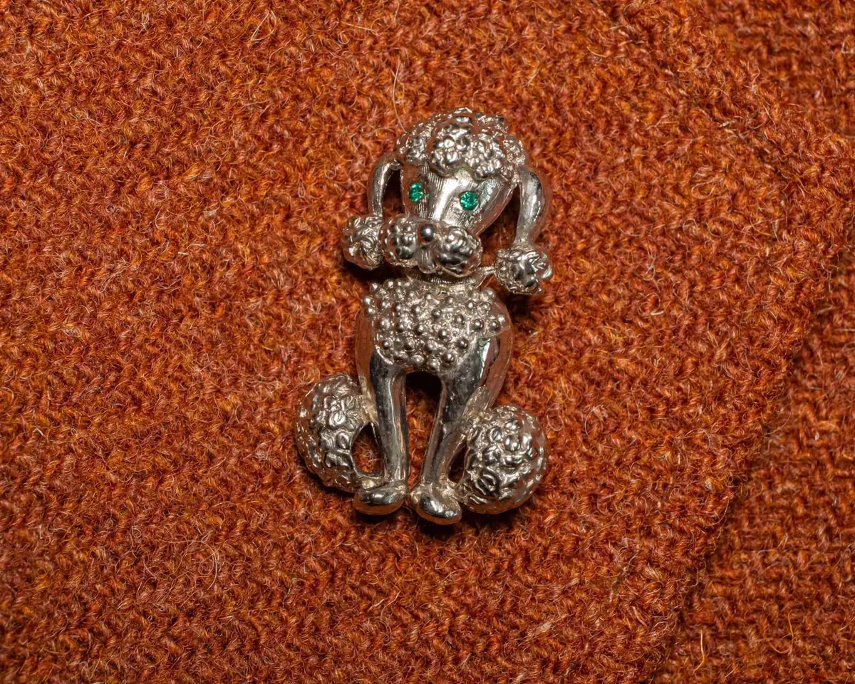 Brooch Poodle a - view 2