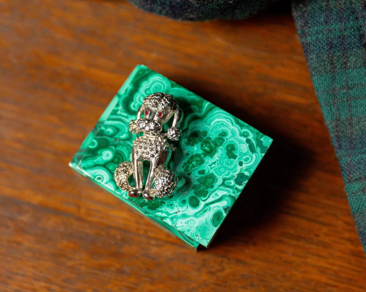 Brooch Poodle a - view 5