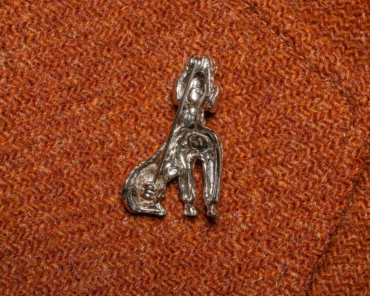 Brooch Poodle b - view 2
