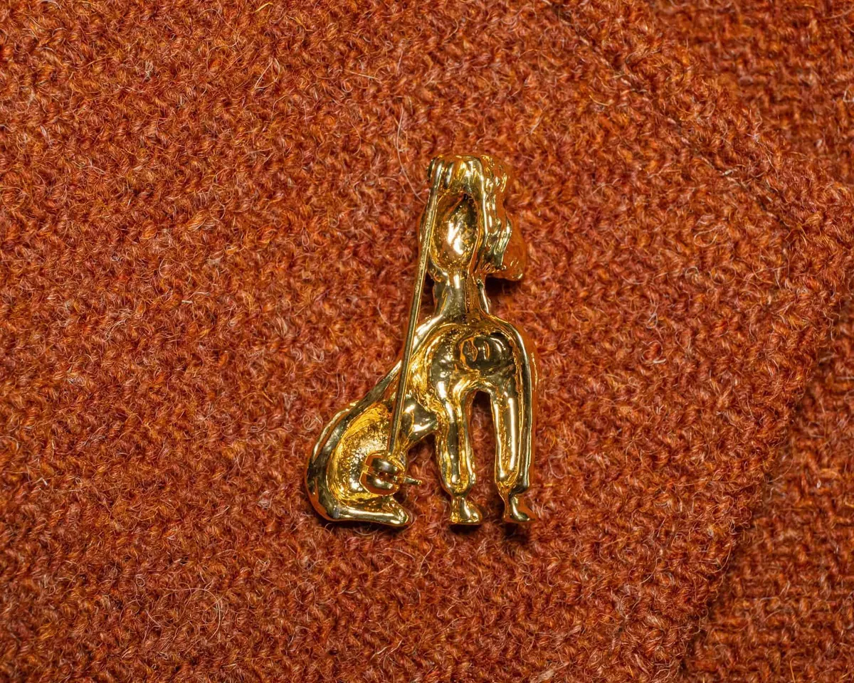 Brooch Poodle c - view 2