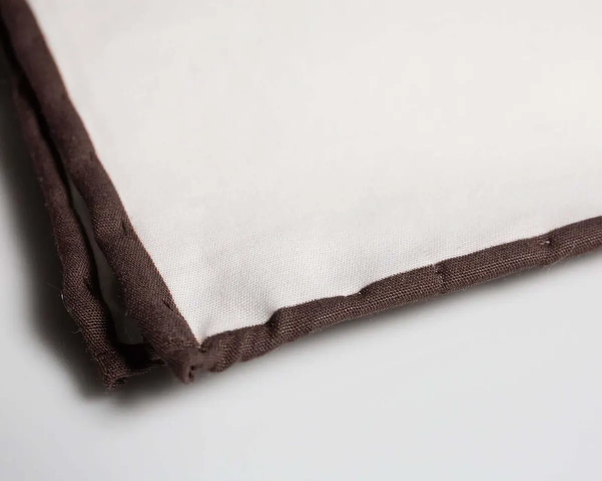 Pocket Square Cotton Brown - view 2