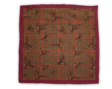 Einstecktuch Hunter Burgundy