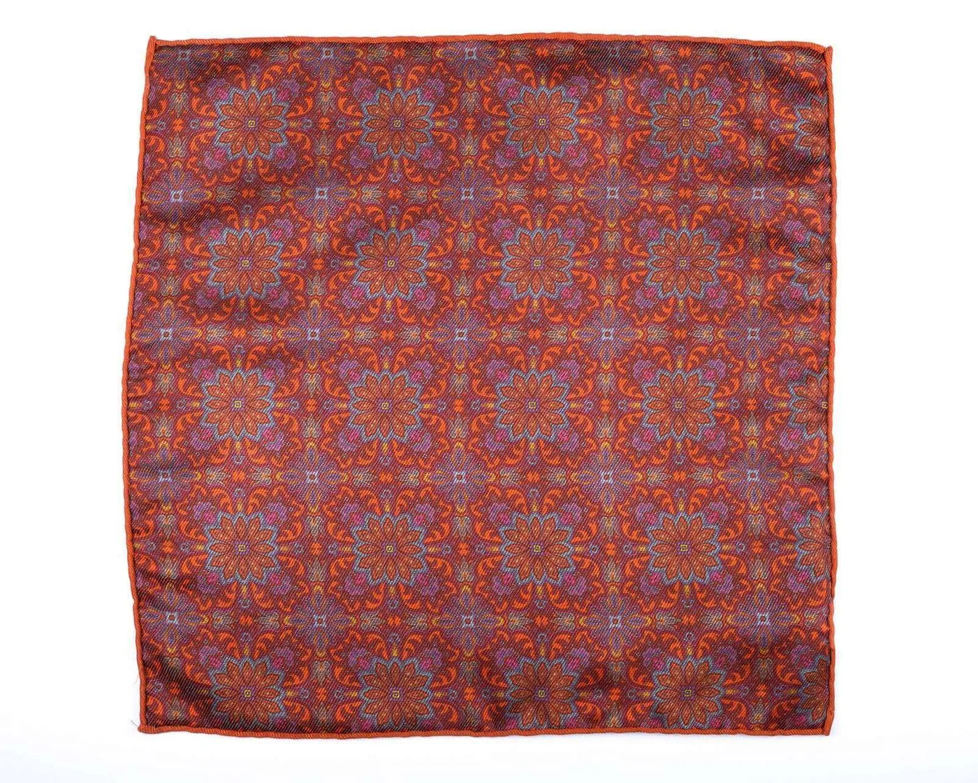 Einstecktuch Paisley Orange - Ansicht 2