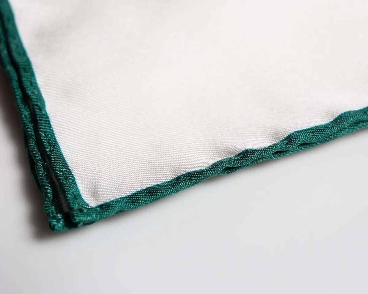 Pocket Square Silk Green - view 2