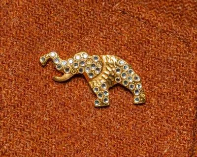 Brosche Elefant c