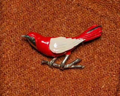 Brosche Amsel b