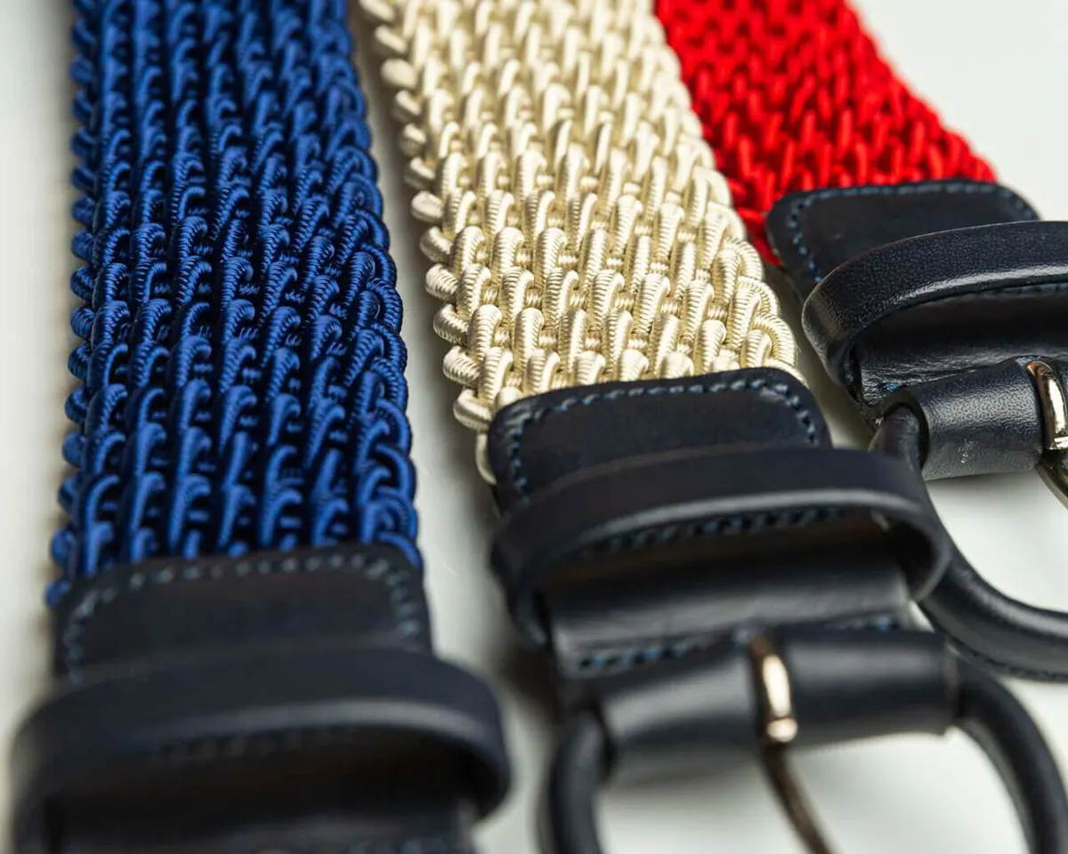 Braided belt Navy - view 2