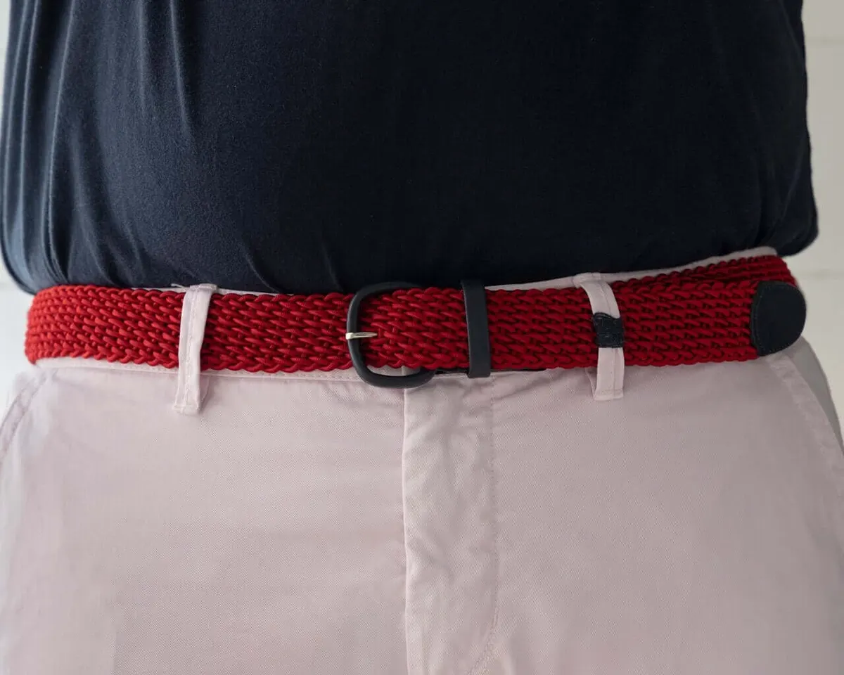 Braided belt Rosso - view 2
