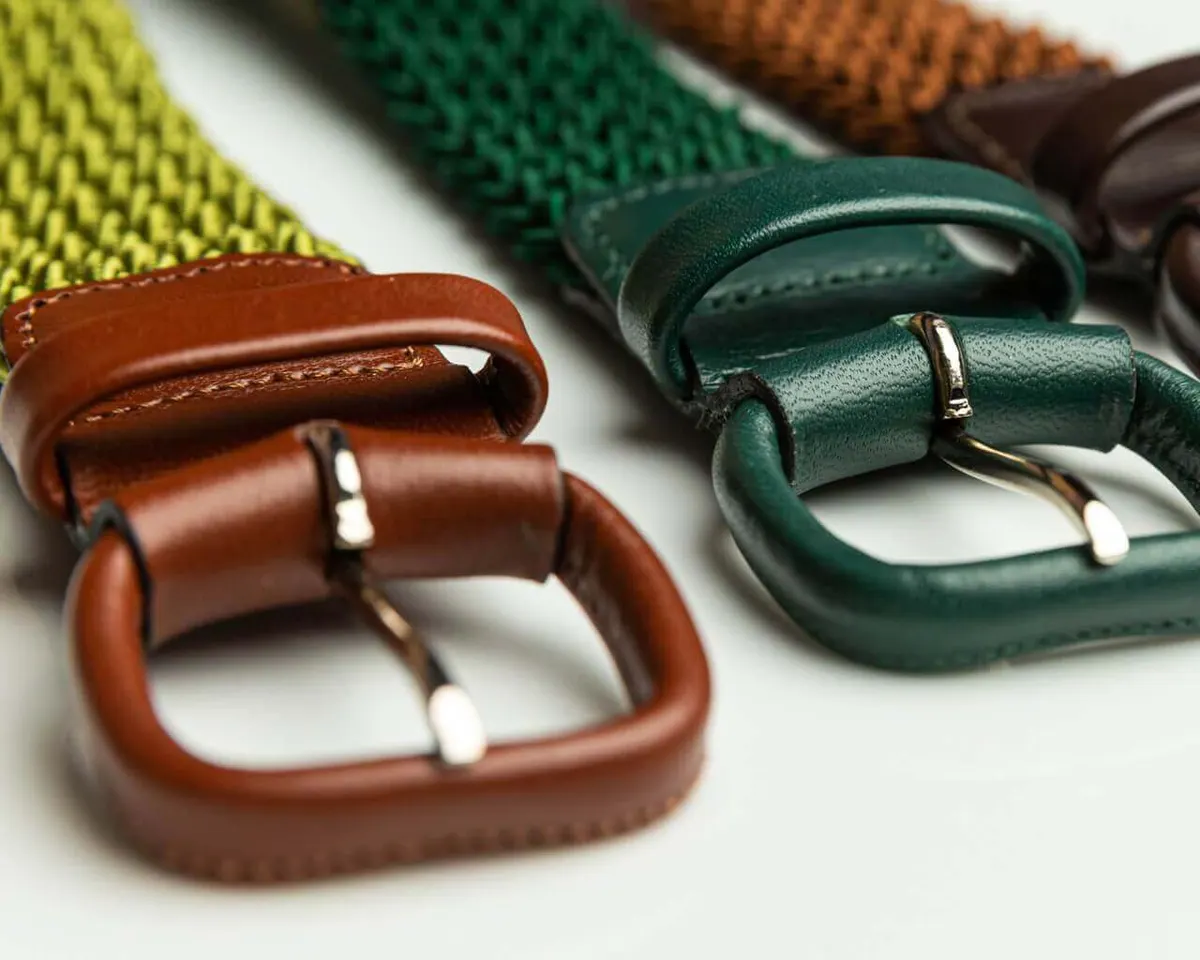 Braided belt Verde Acido - view 2