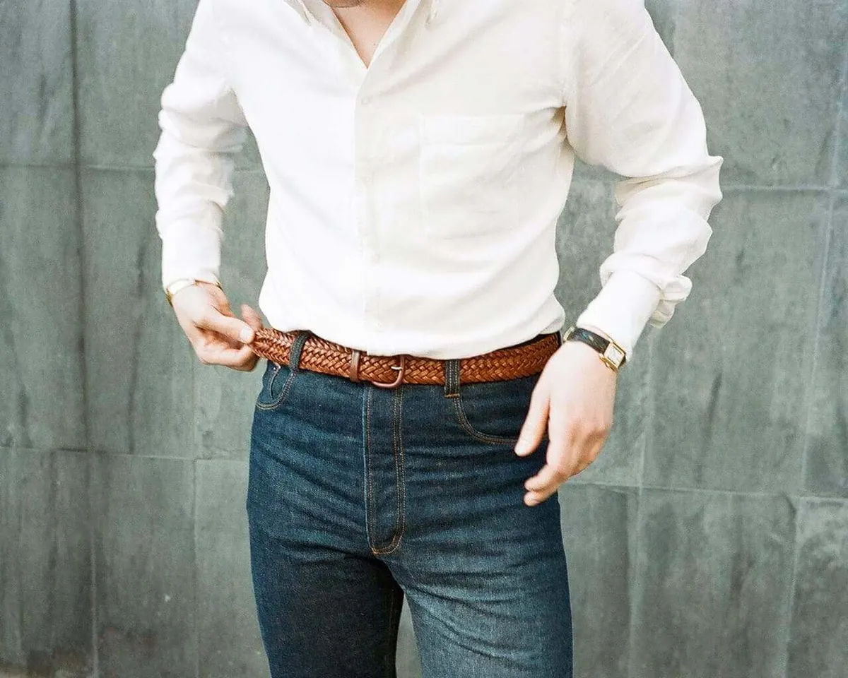 Braided belt Carlo Marrone - view 5