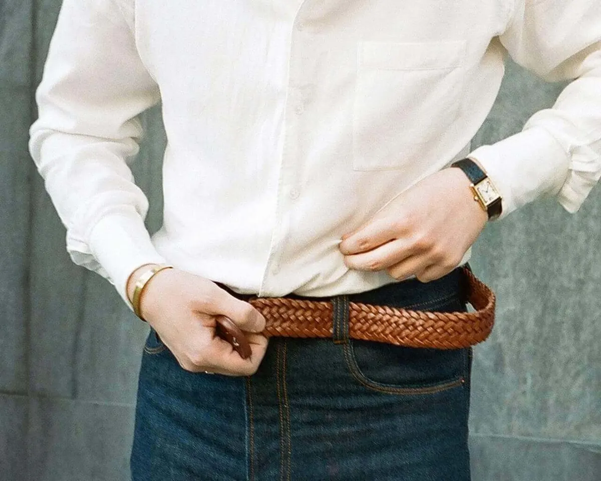 Braided belt Carlo Marrone - view 3