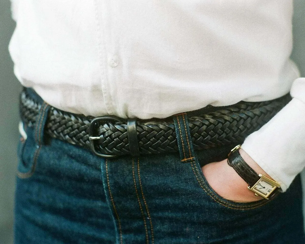 Braided belt Carlo Nero - view 4