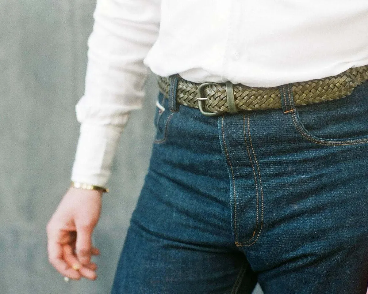 Braided belt Carlo Verde - view 3