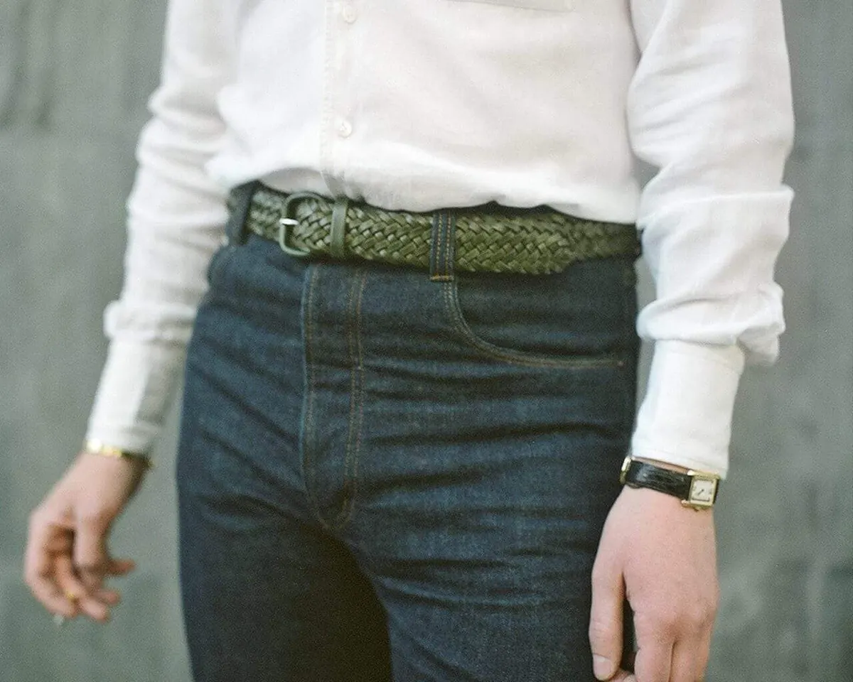 Braided belt Carlo Verde - view 4