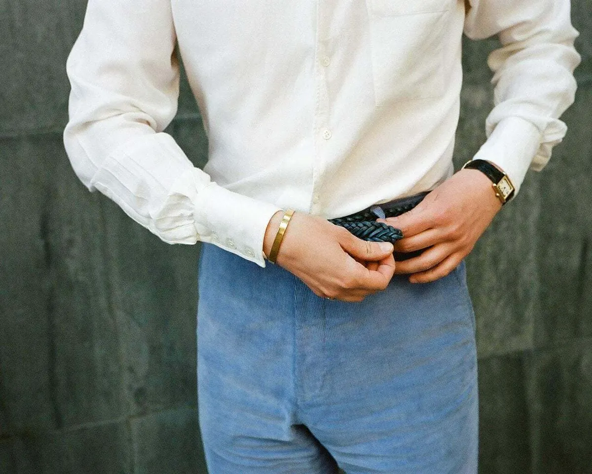Braided belt Cosimo Navy - view 4