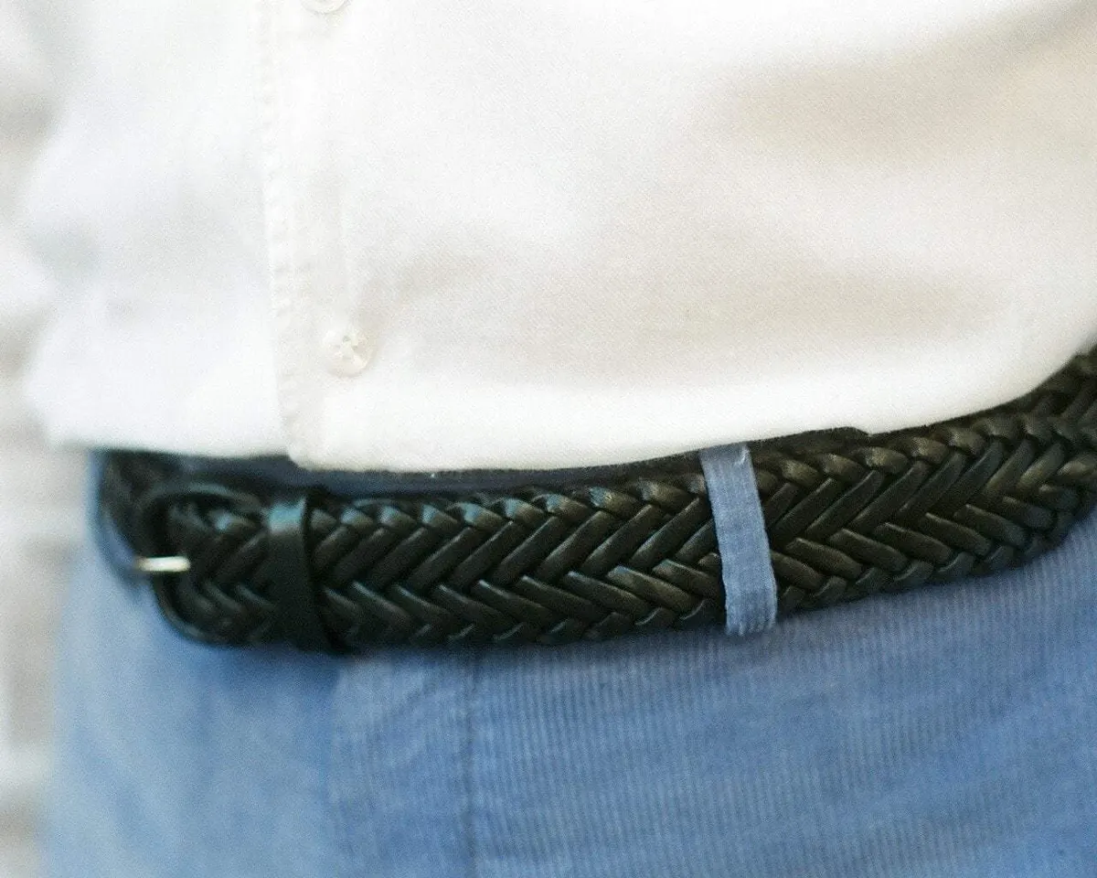 Braided belt Cosimo Navy - view 2