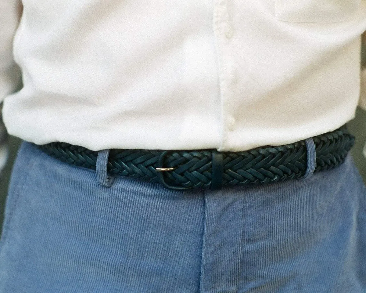 Braided belt Cosimo Navy - view 3