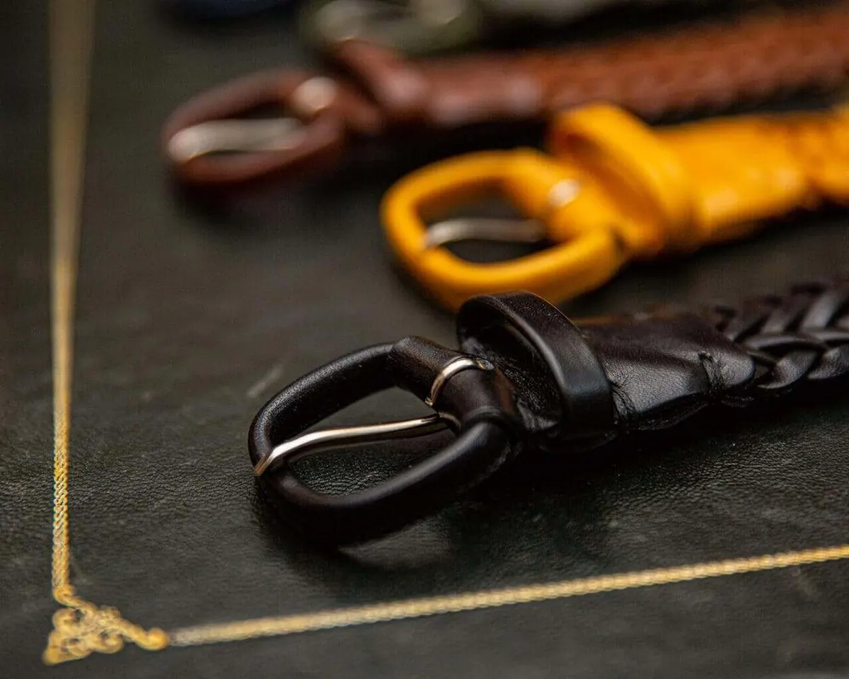 Braided belt Cosimo Nero - view 3