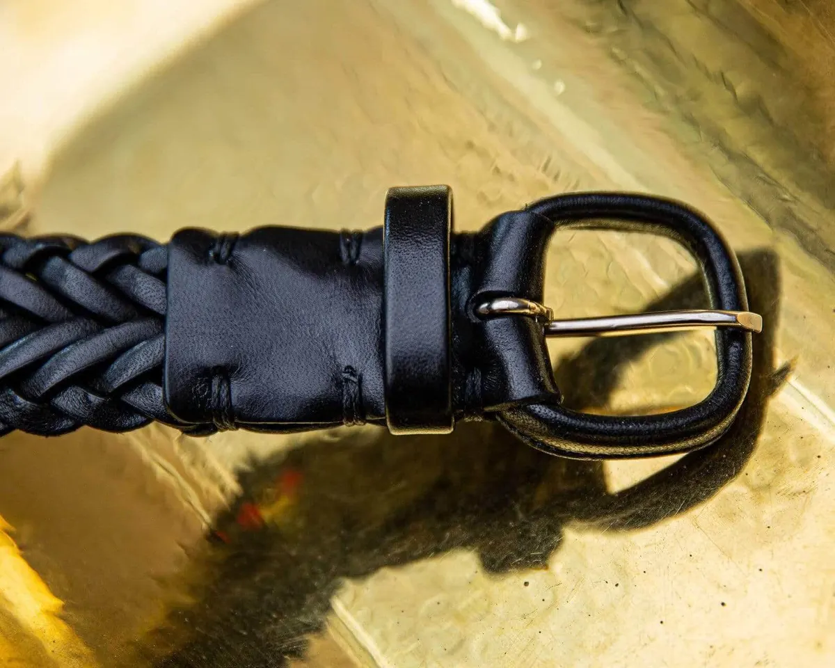 Braided belt Cosimo Nero - view 4