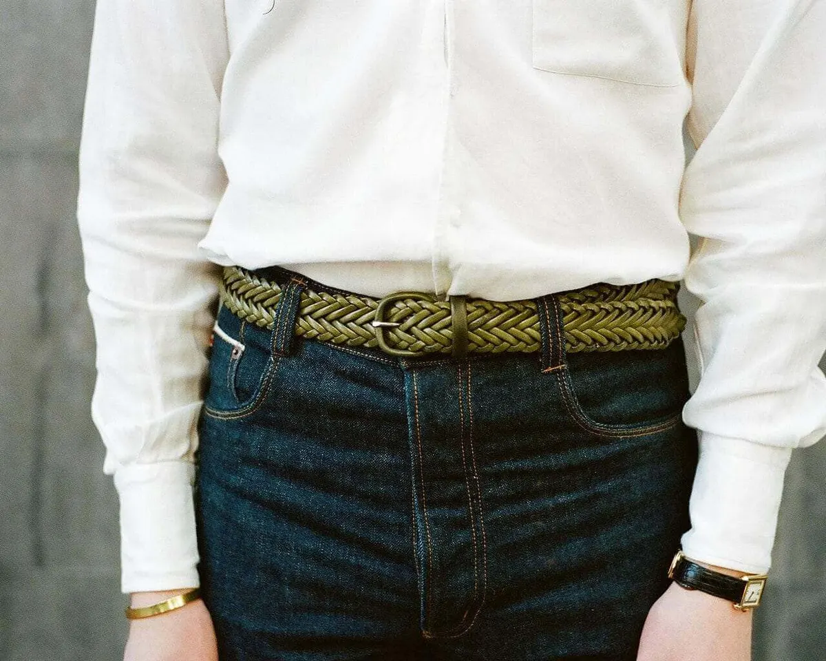 Braided belt Cosimo Verde - view 3