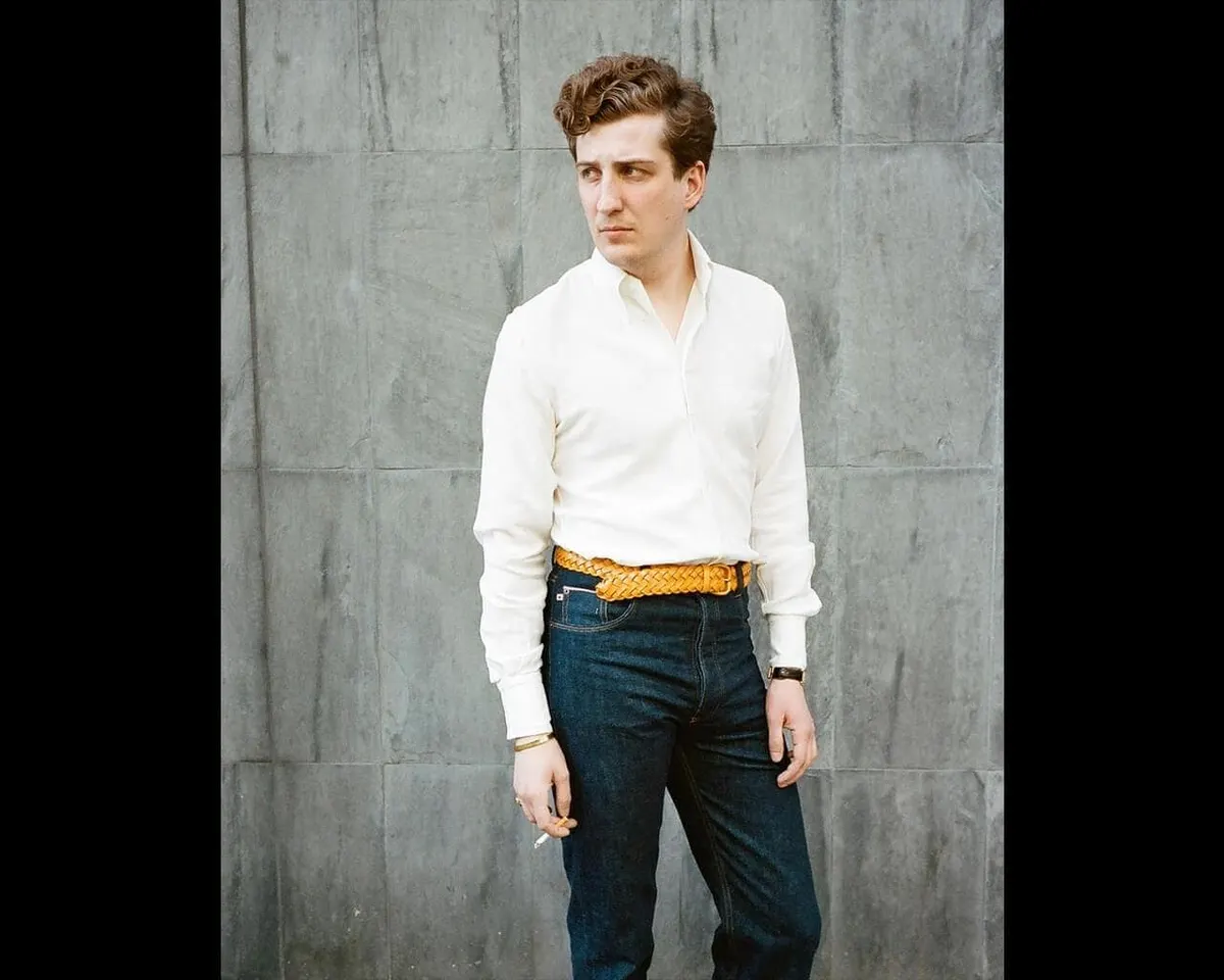 Braided belt Lorenzo Giallo - view 5