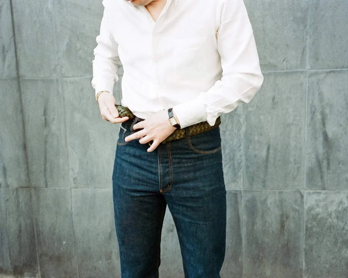 Braided belt Lorenzo Verde - view 3