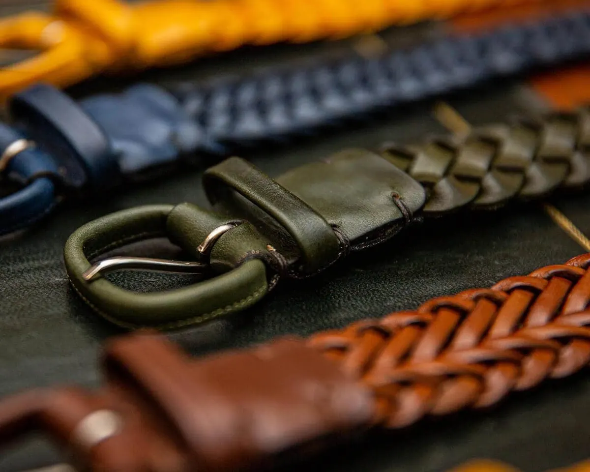 Braided belt Lorenzo Verde - view 4